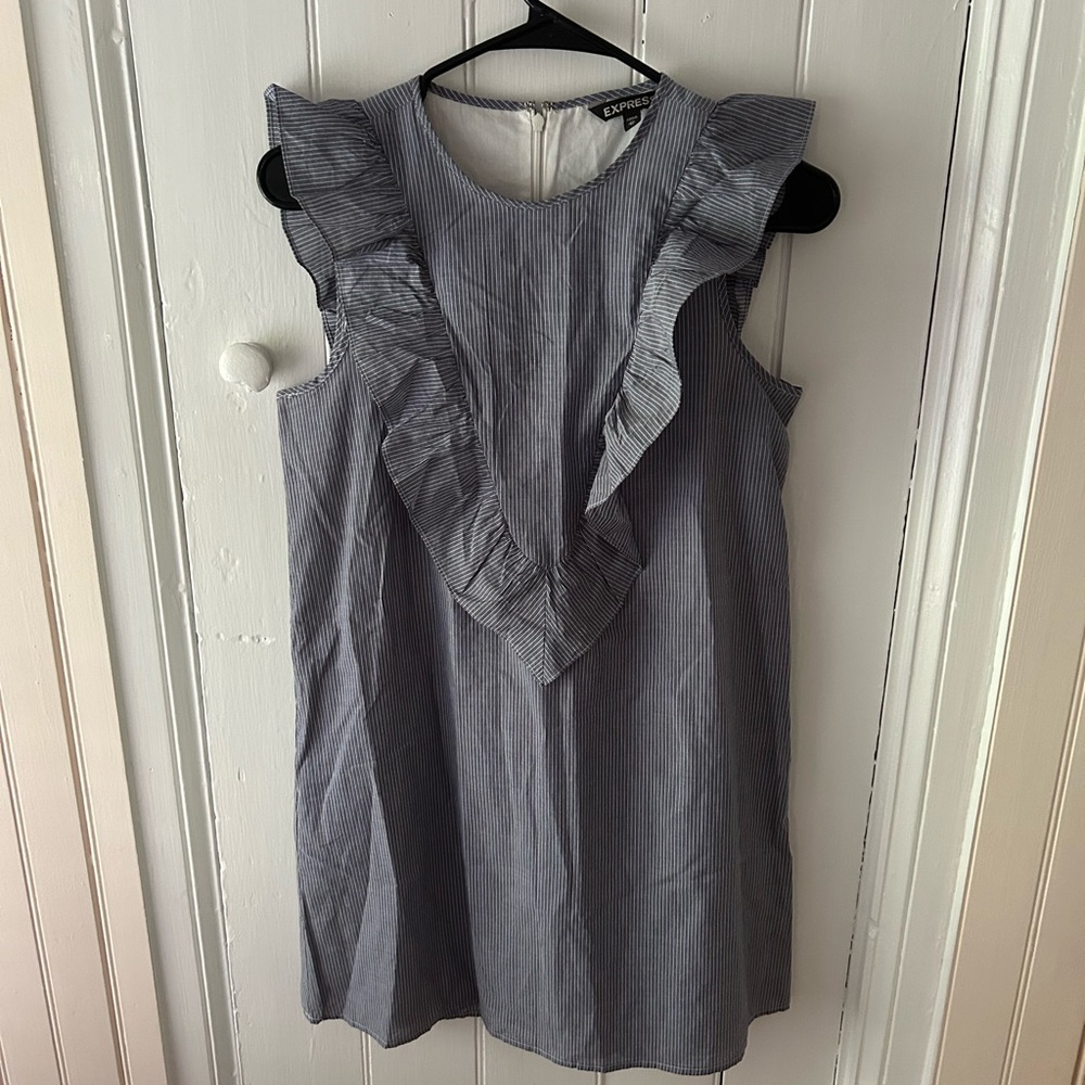Express ruffled dress